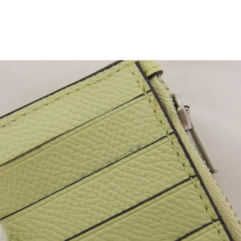COACH コーチ/ジップチェーンカードケース/二つ折り財布/ライトグリーン/C2644//B21**/ABランク/04