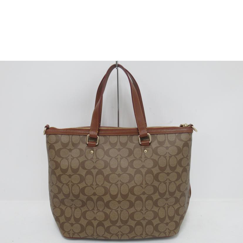 COACH/2wayトートバッグ/シグネチャー/F34614//F15**/Aランク/63