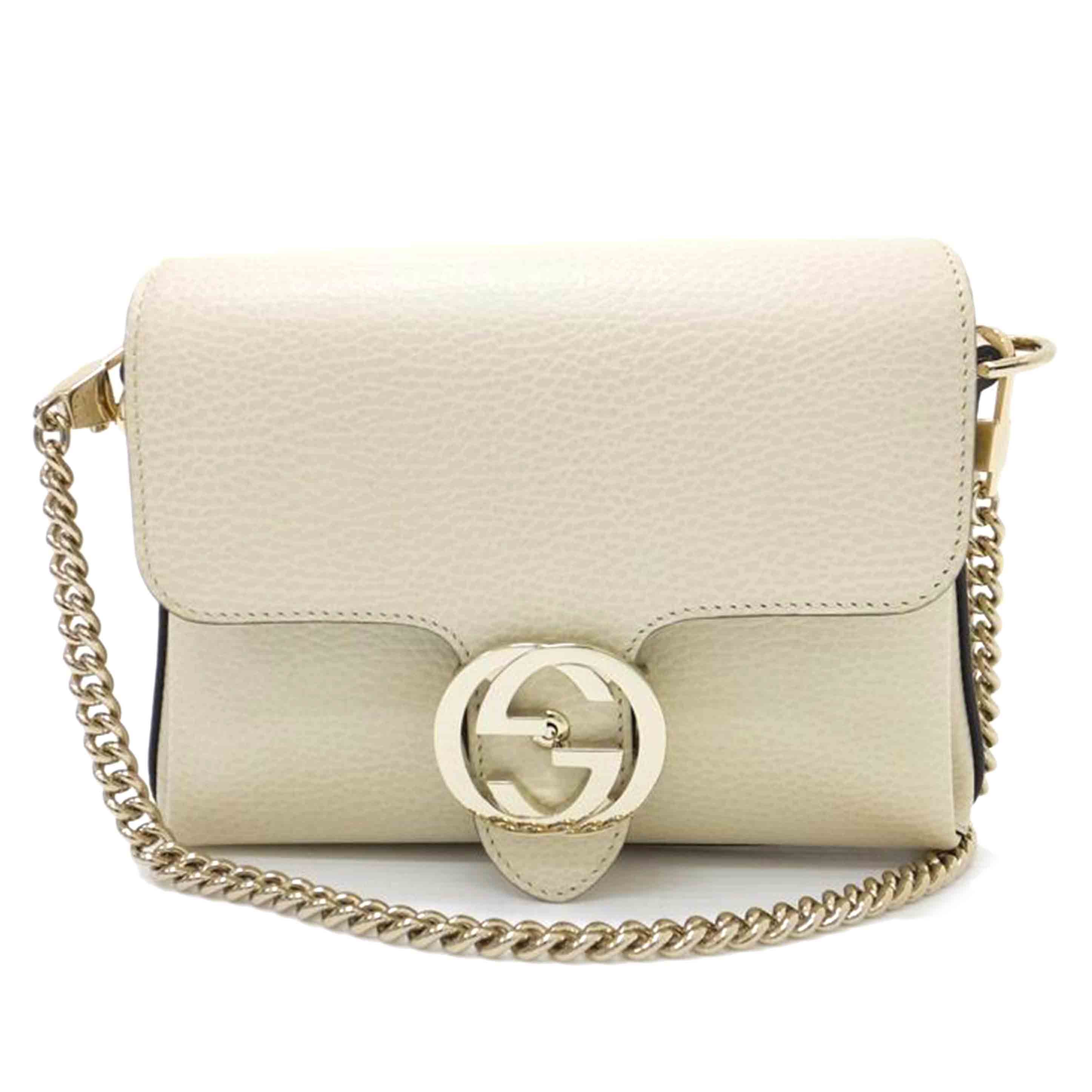 GUCCI グッチ/インターロッキングショルダーバッグ/607720//493***/ABランク/88