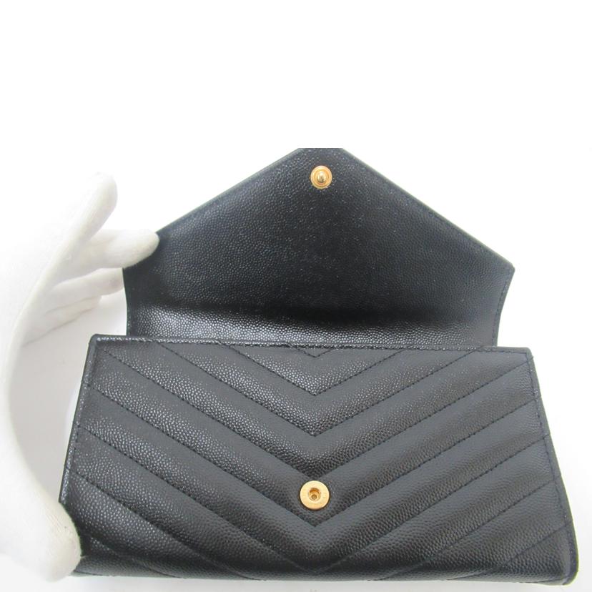 SAINT LAURENT/ ホック式長財布 /372264//ABランク/63