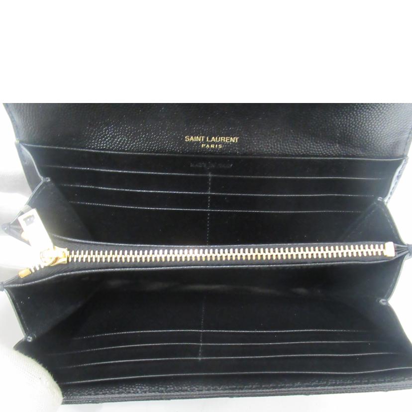 SAINT LAURENT/ ホック式長財布 /372264//ABランク/63