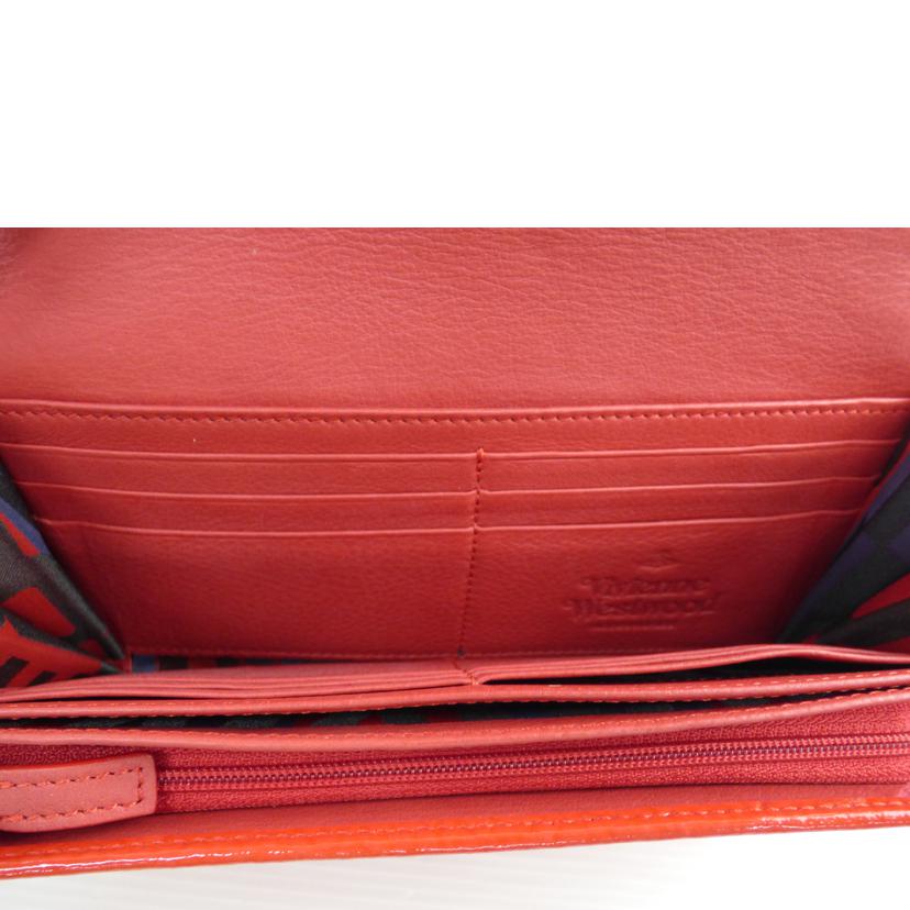 Vivienne Westwood ヴィヴィアンウエストウッド/エナメルレザー長財布//ABランク/64