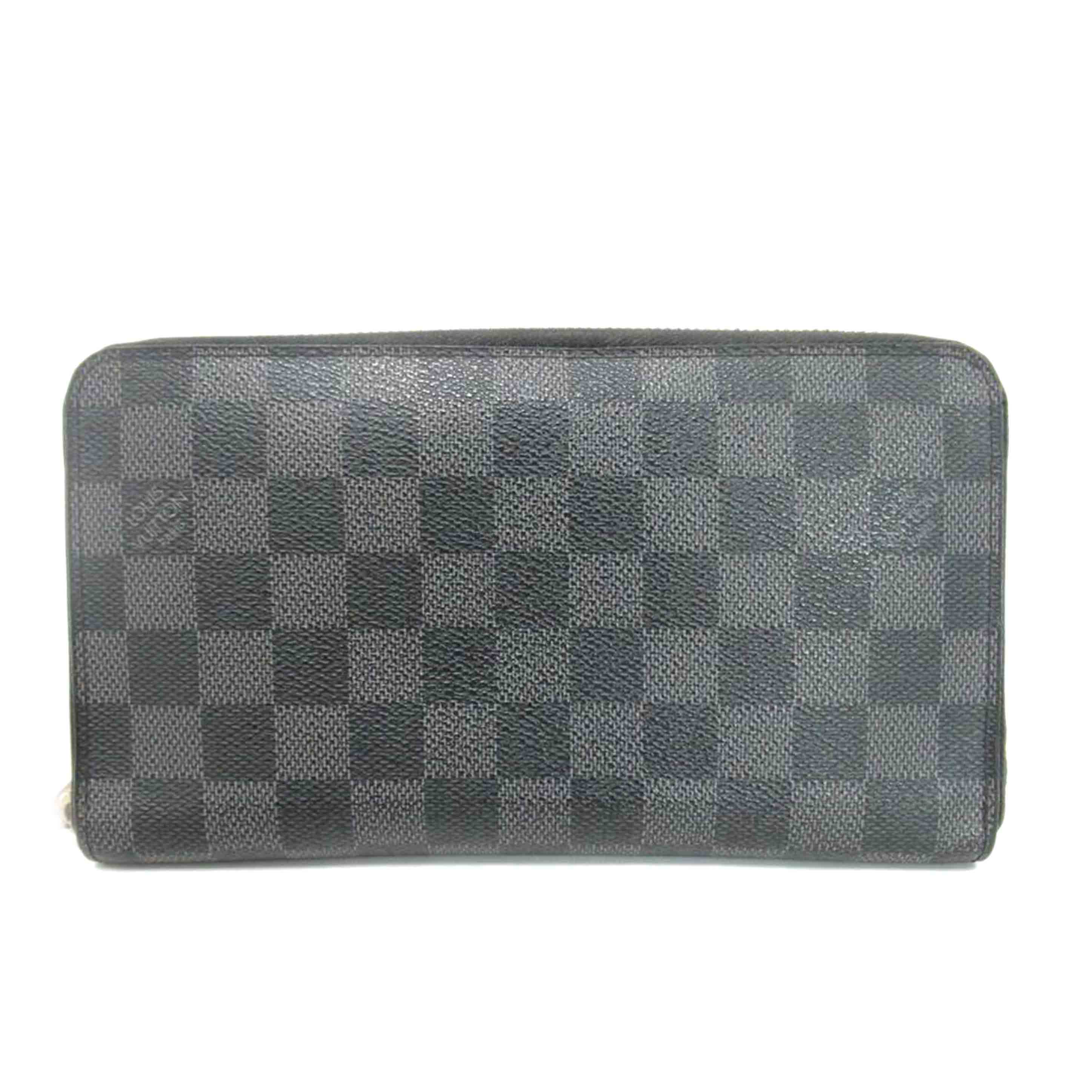 LV/ジッピーオーガナイザー/ダミエ・グラフィット/N63077//CA0***/Aランク/63