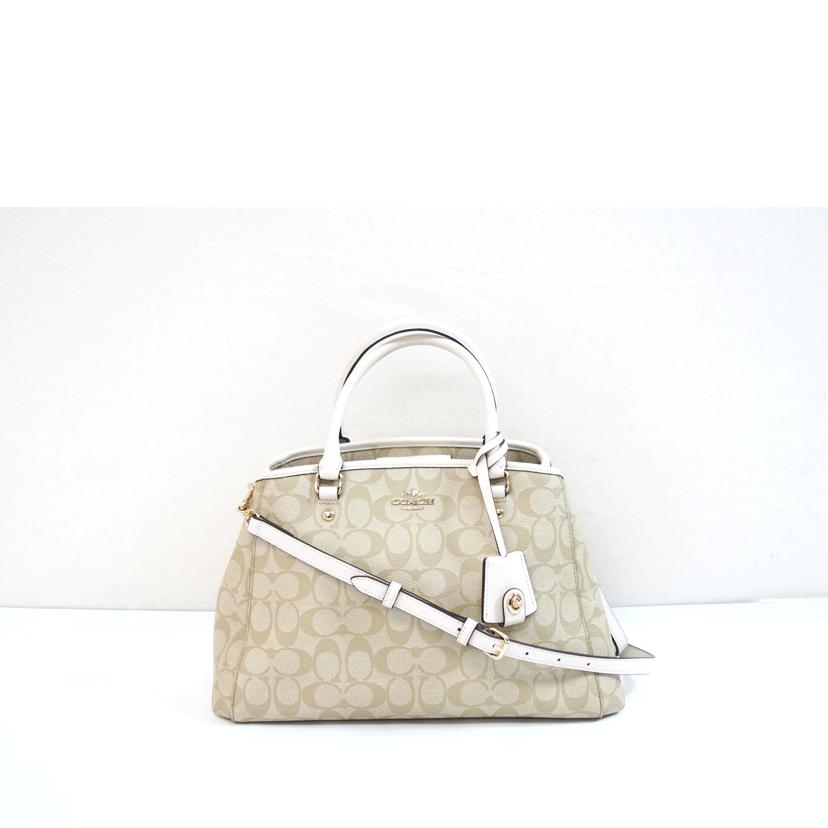 COACH コーチ/シグネチャースモールマーゴットキャリーオール/F34608//Aランク/71