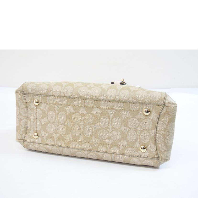COACH コーチ/シグネチャースモールマーゴットキャリーオール/F34608//Aランク/71
