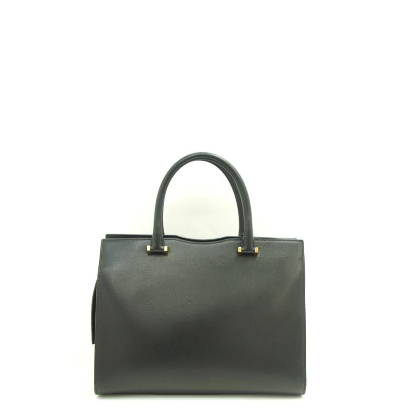 SANT LAURENT サンローラン/グレインアップタウンミディアム2WAYトート/ブラック/557653//Aランク/75