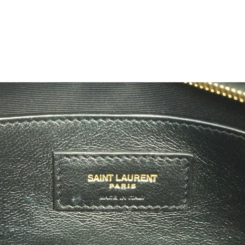SANT LAURENT サンローラン/グレインアップタウンミディアム2WAYトート/ブラック/557653//Aランク/75