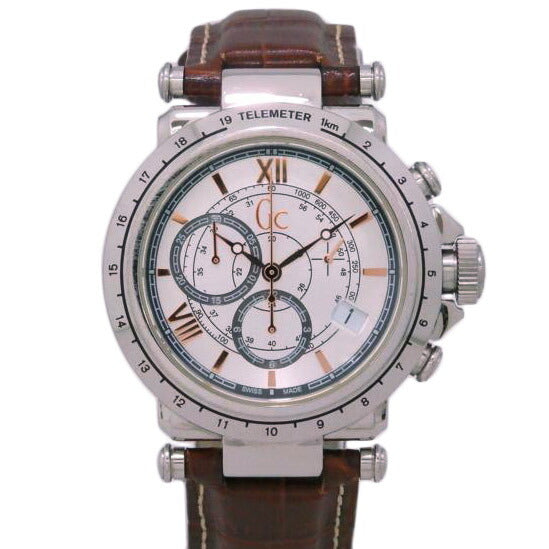 GC Guess Collection ジーシーゲスコレクション/メンズ時計/レザー/クォーツ/X44005G1//Bランク/76