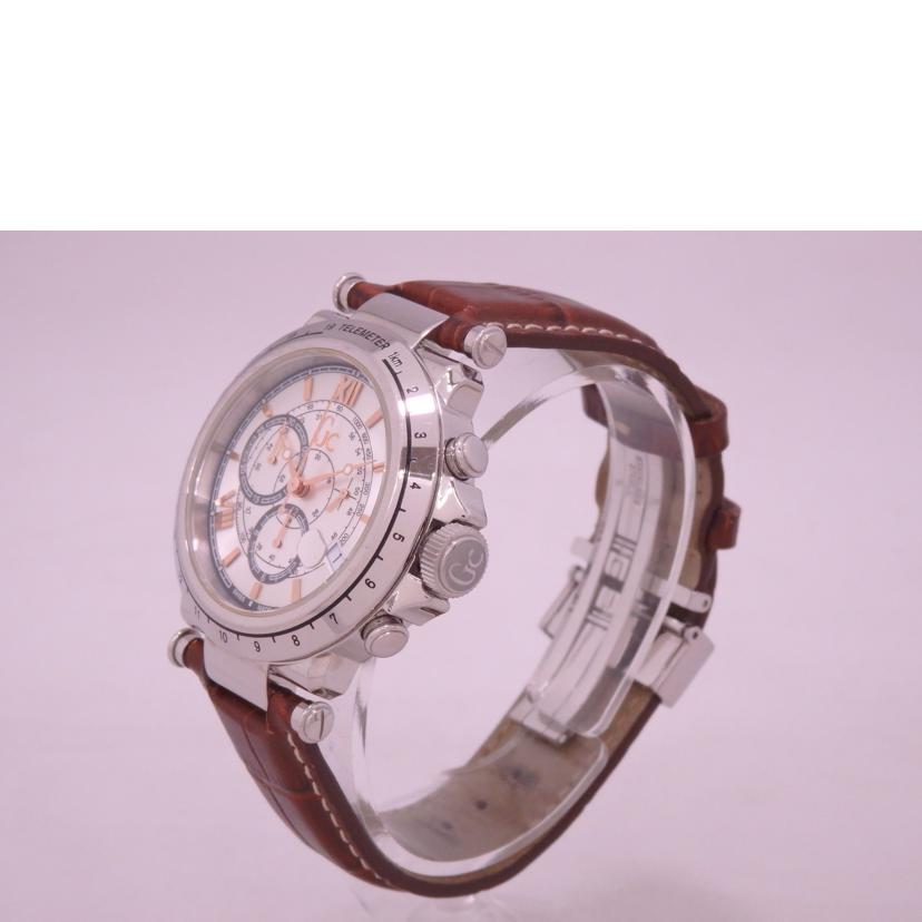 GC Guess Collection ジーシーゲスコレクション/メンズ時計/レザー/クォーツ/X44005G1//Bランク/76