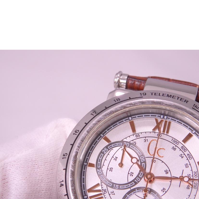 GC Guess Collection ジーシーゲスコレクション/メンズ時計/レザー/クォーツ/X44005G1//Bランク/76