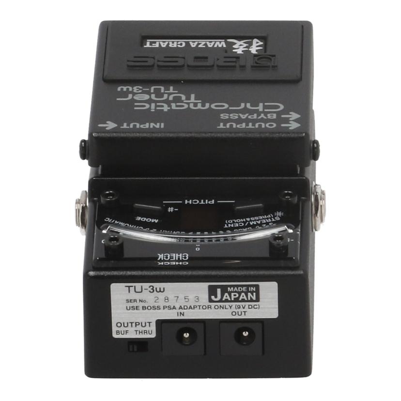BOSS ボス /クロマチックチューナー/WAZA CRAFT/TU-3w//A7P1662/Aランク/82