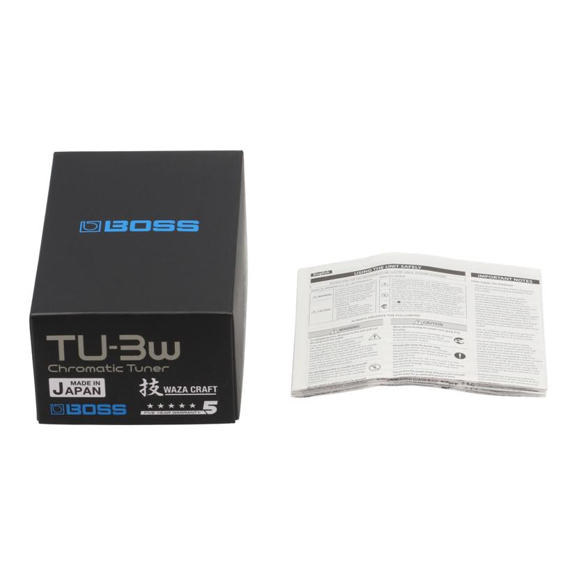 BOSS ボス /クロマチックチューナー/WAZA CRAFT/TU-3w//A7P1662/Aランク/82