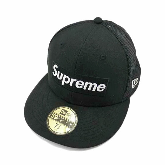 Supreme シュプリーム/×NEWERAメッシュキャップBK//ABランク/69