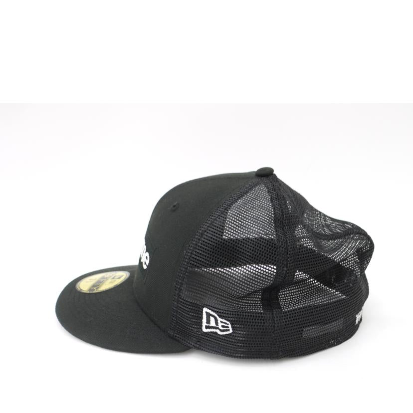 Supreme シュプリーム/×NEWERAメッシュキャップBK//ABランク/69
