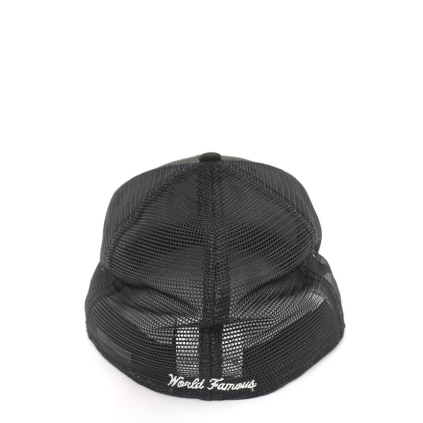 Supreme シュプリーム/×NEWERAメッシュキャップBK//ABランク/69