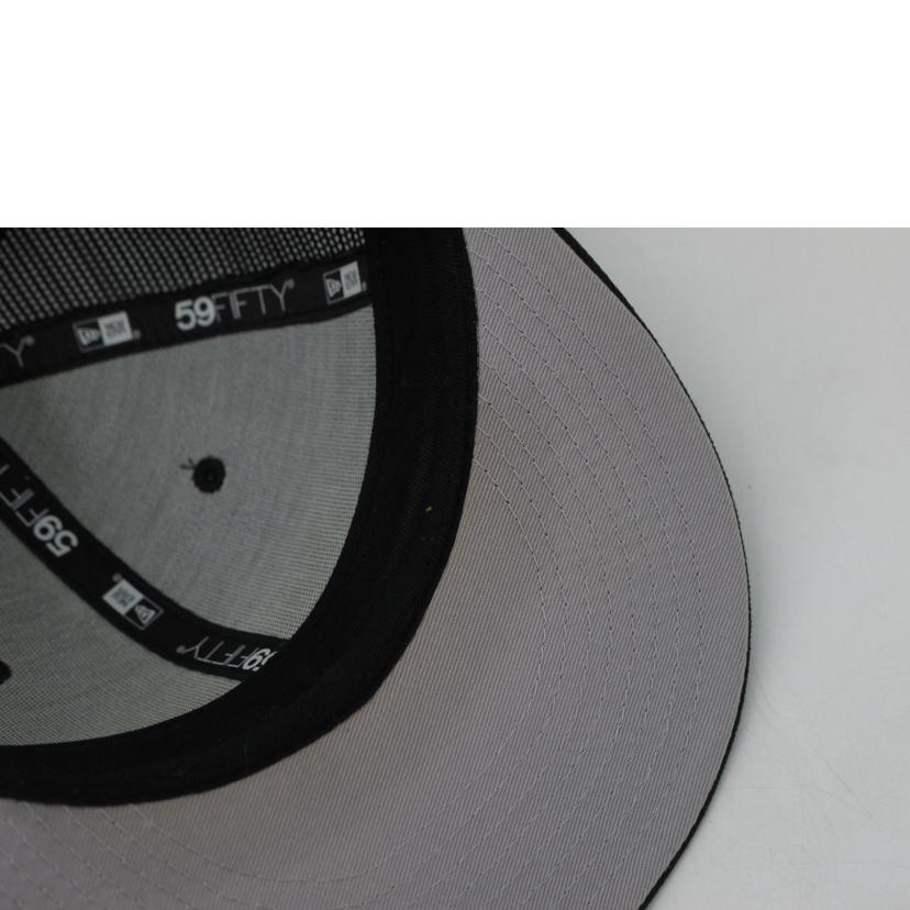 Supreme シュプリーム/×NEWERAメッシュキャップBK//ABランク/69