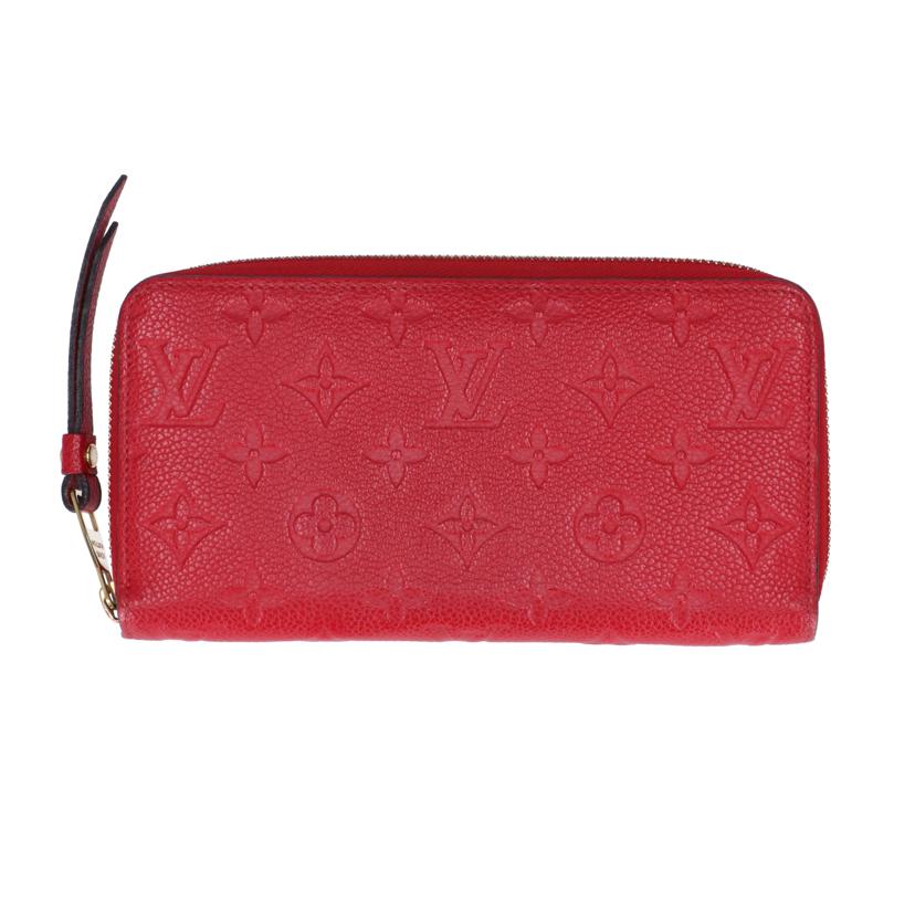 LOUIS VUITTON ルイ・ヴィトン/ジッピーウオレット/モノグラムアンプラント/スカーレット/M63691//SP0***/Bランク/94