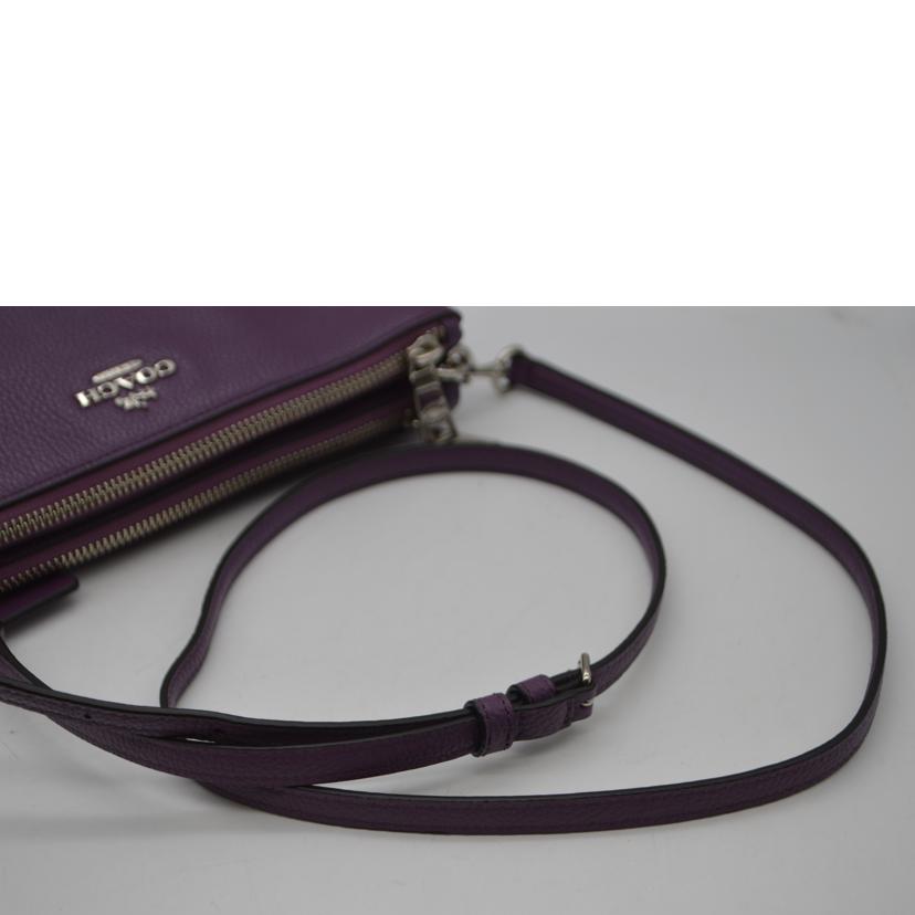 COACH コーチ/レイラペブルトレザークロスボディショルダー/F38273//K17**/Aランク/89