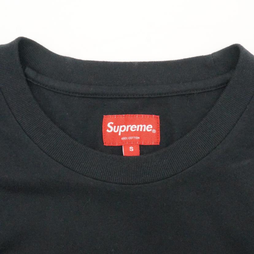 Supreme シュプリーム/国旗刺繍/ロングTシャツ/ブラック//ABランク/18