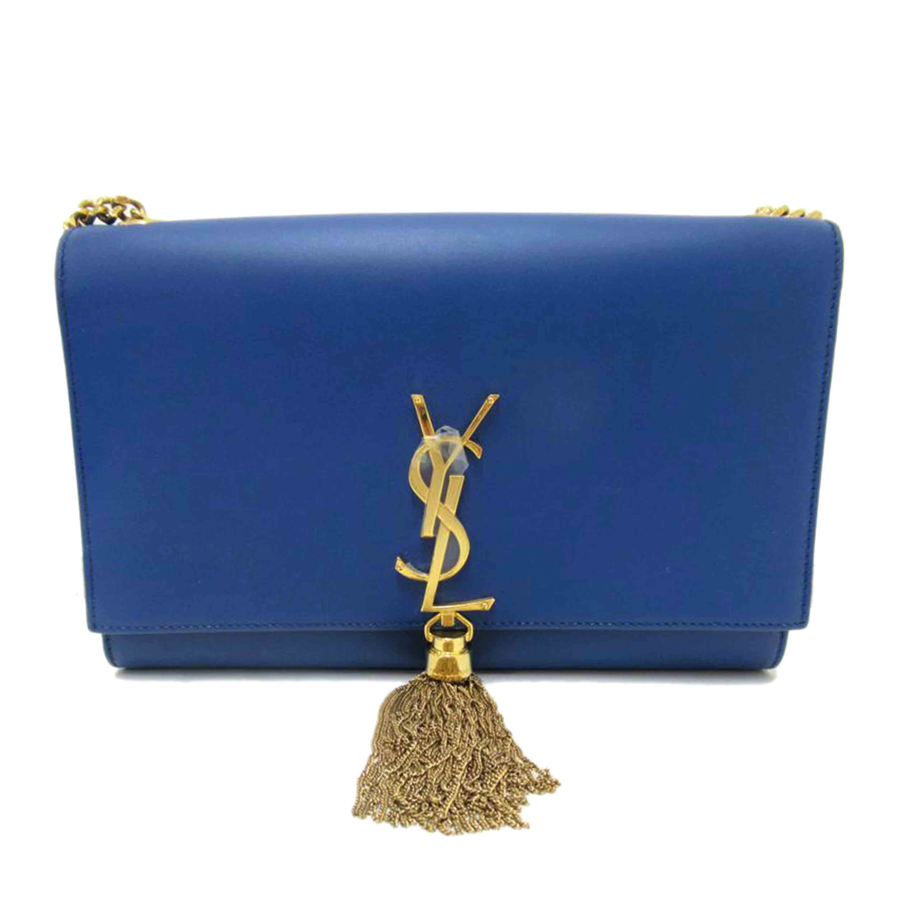 SAINT LAURENT/チェーンショルダーバッグ/354119//021*/Aランク/63