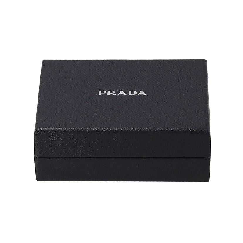 PRADA プラダ/サフィアーノトライアングルロゴコンパクトウォレット/ブルー系/1ML018//107*/Aランク/40
