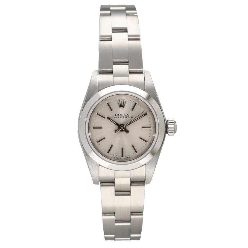 ROLEX ロレックス/オイスターパーペチュアル・レディース・シルバー/F番/76080//F09****/Aランク/75