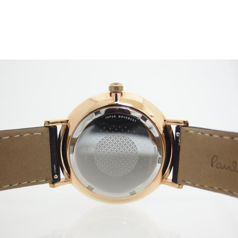 Paul Smith ポールスミス/ブラック文字盤/デイトウォッチ/クォーツ/P10081//110***/ABランク/04