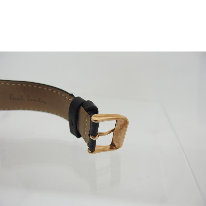 Paul Smith ポールスミス/ブラック文字盤/デイトウォッチ/クォーツ/P10081//110***/ABランク/04