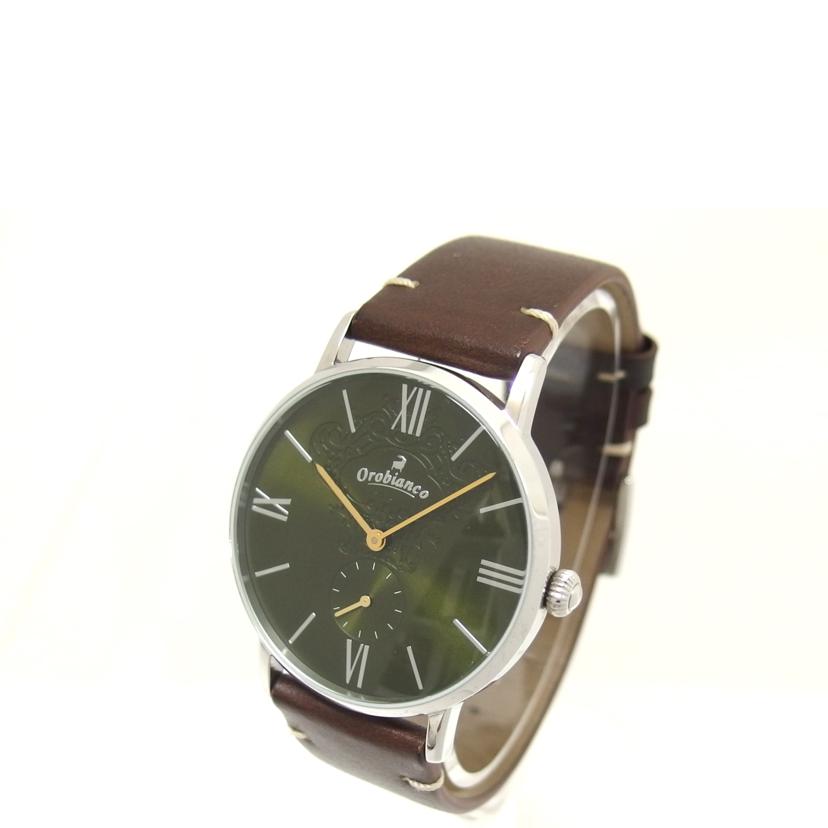 Orobianco オロビアンコ/シンパティコ/グリーン文字盤スモールセコンド/クォーツ/OR0071-11//Aランク/04