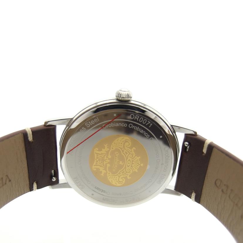 Orobianco オロビアンコ/シンパティコ/グリーン文字盤スモールセコンド/クォーツ/OR0071-11//Aランク/04