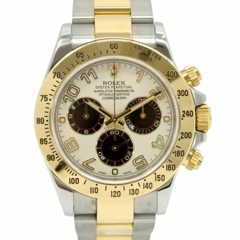 ROLEX ロレックス/デイトナ/アイボリーパンダ文字盤/SS×YG/116523//520*****/Aランク/77