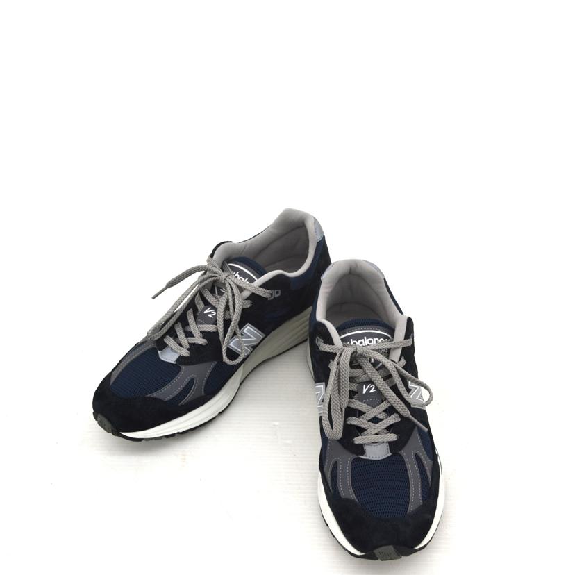 NB ニューバランス/991V2/ネイビー/U991NV2//サイズ:UK表記10 1/2/ABランク/75