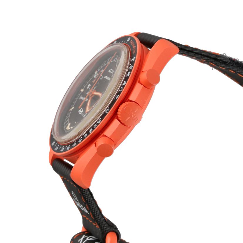 OMEGA×swatch オメガ×スウォッチ/ムーンスウォッチ/MISSION ON EARTH LAVA/SO33O100//Aランク/78