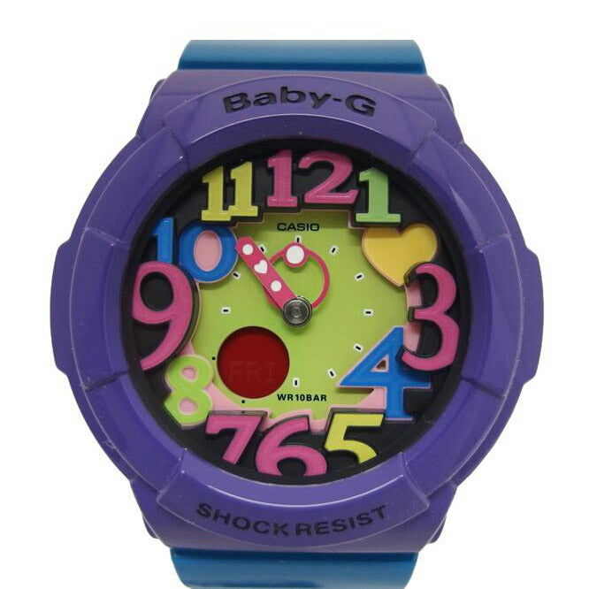 CASIO カシオ/Baby-G/クレイジーネオンシリーズ/デジアナウォッチ/クォーツ/ブルー/BGA-131-6BDR//Aランク/04