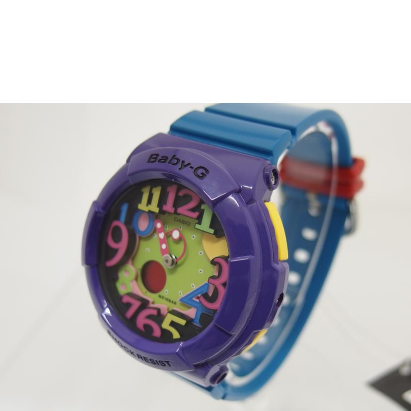 CASIO カシオ/Baby-G/クレイジーネオンシリーズ/デジアナウォッチ/クォーツ/ブルー/BGA-131-6BDR//Aランク/04