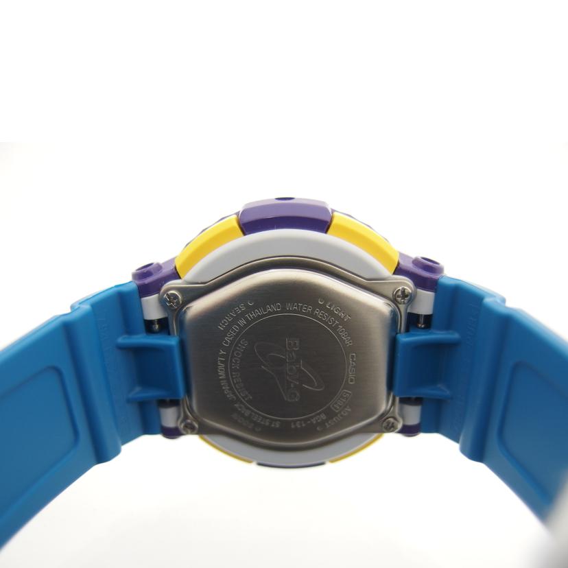 CASIO カシオ/Baby-G/クレイジーネオンシリーズ/デジアナウォッチ/クォーツ/ブルー/BGA-131-6BDR//Aランク/04