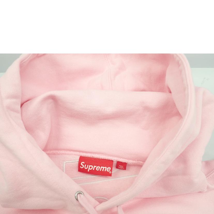 Supreme Supreme/★Supremeサテンアップリケピンクフーディ//XXL/ABランク/62