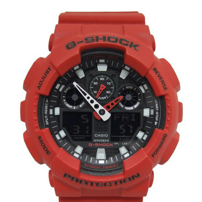 CASIO カシオ/G-SHOCKコンビネーションモデル/デジアナウォッチ/クォーツ/GA-100B-4ADR//Aランク/04