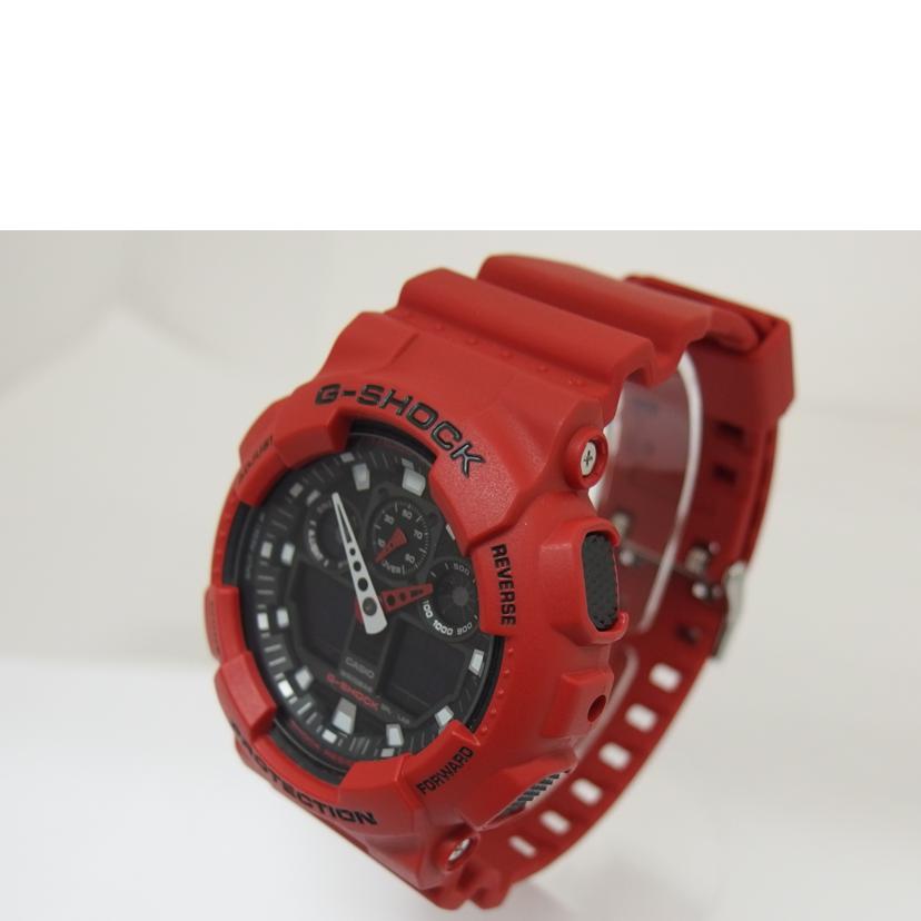 CASIO カシオ/G-SHOCKコンビネーションモデル/デジアナウォッチ/クォーツ/GA-100B-4ADR//Aランク/04