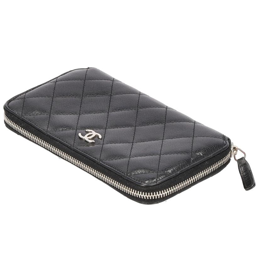 CHANEL シャネル/マトラッセラウンドファスナー長財布/キャビアスキン//110*****/ABランク/94