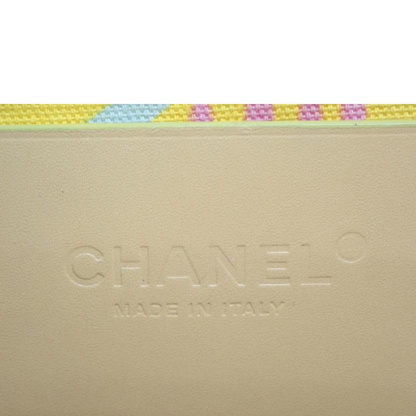 CHANEL CHANEL/ハイサマーフラワープリントイエローマルチカラートート/A22078//831****/ABランク/62