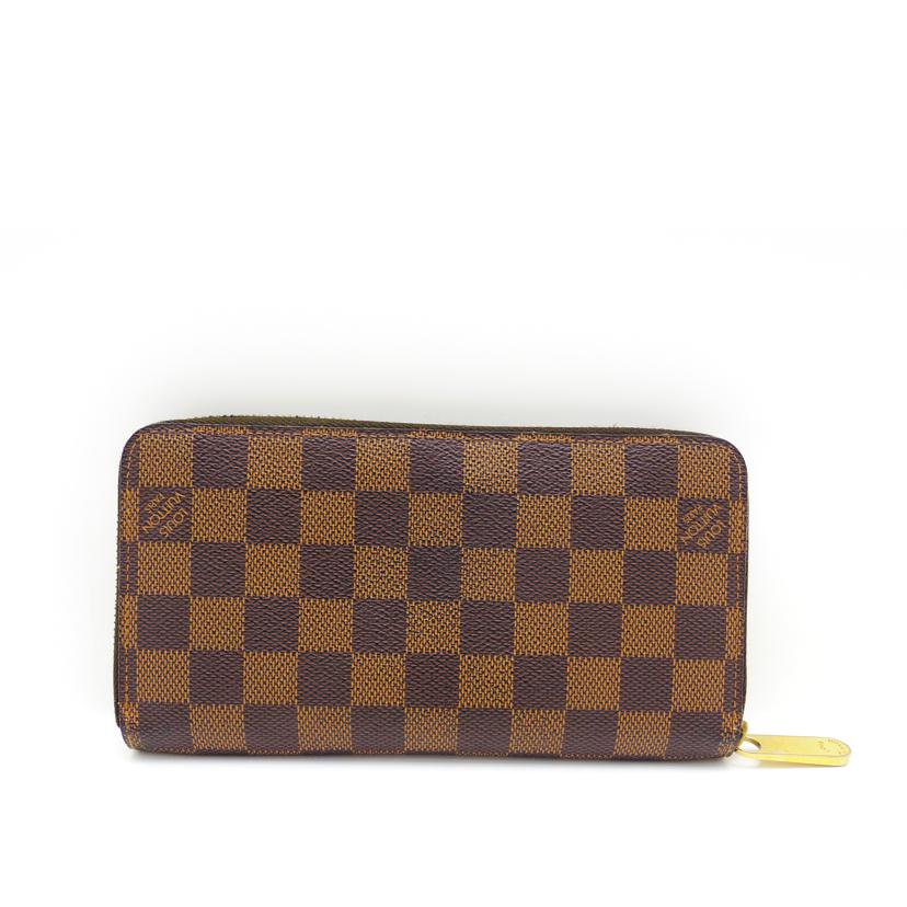 LOUIS VUITTON ルイヴィトン/旧型ジッピーウォレット/ダミエ/エベヌ/カード8枚/N60015//CA2***/Bランク/75