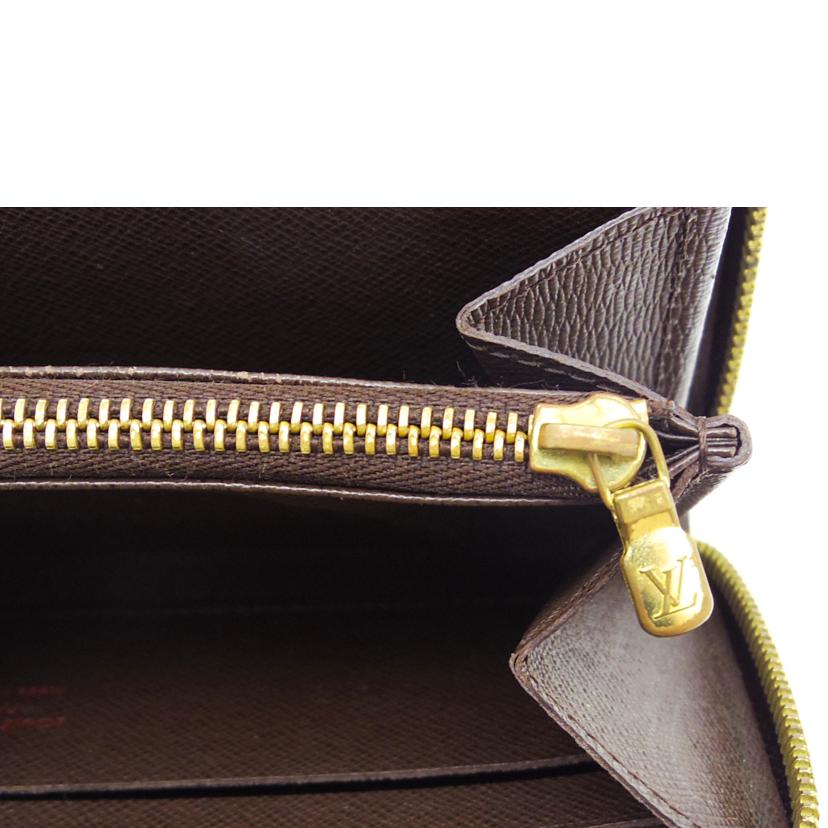 LOUIS VUITTON ルイヴィトン/旧型ジッピーウォレット/ダミエ/エベヌ/カード8枚/N60015//CA2***/Bランク/75