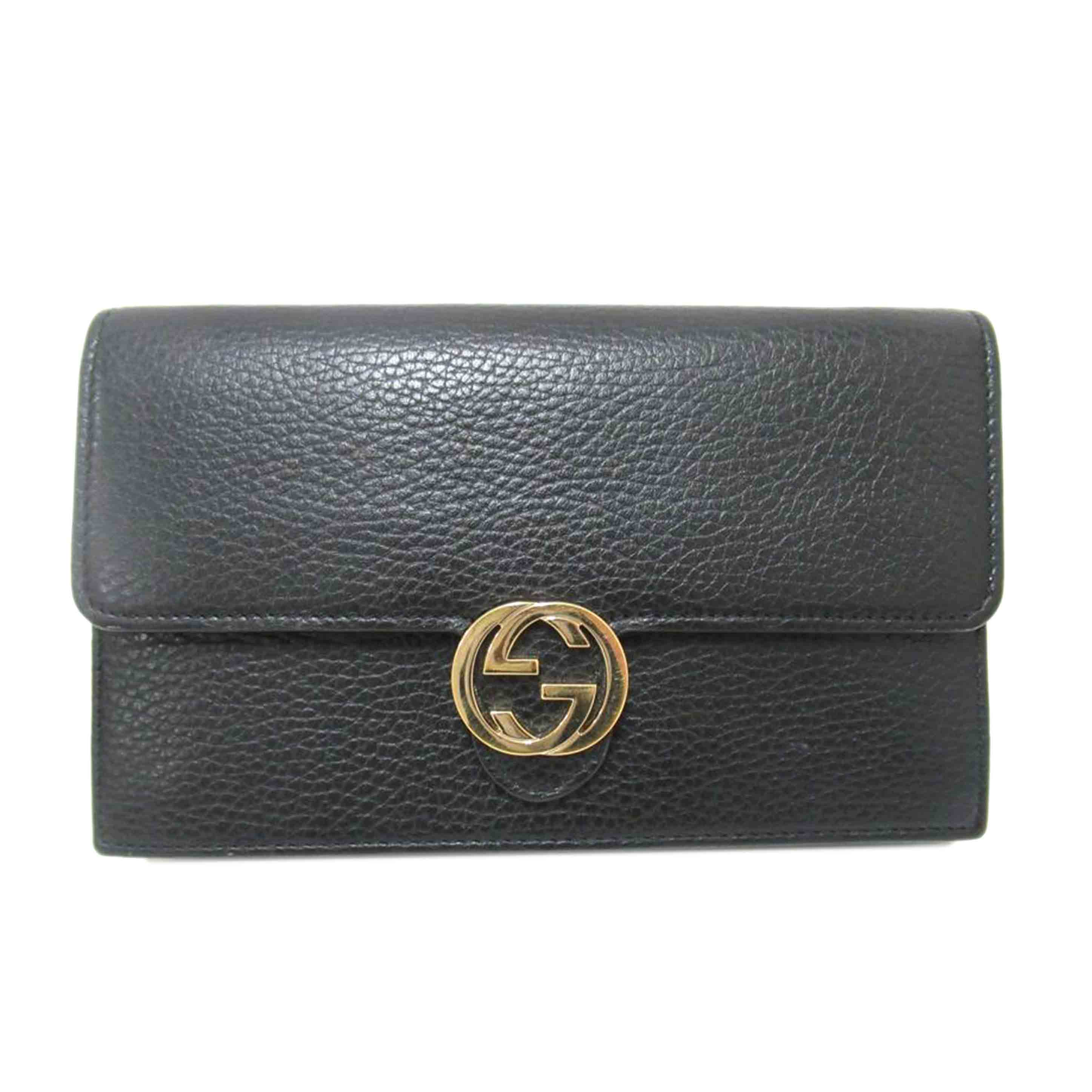 GUCCI/ チェーンウォレット/レザー/510314//206*/ABランク/63