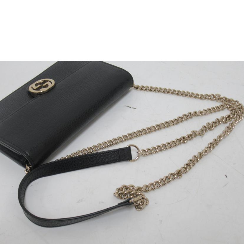 GUCCI/ チェーンウォレット/レザー/510314//206*/ABランク/63