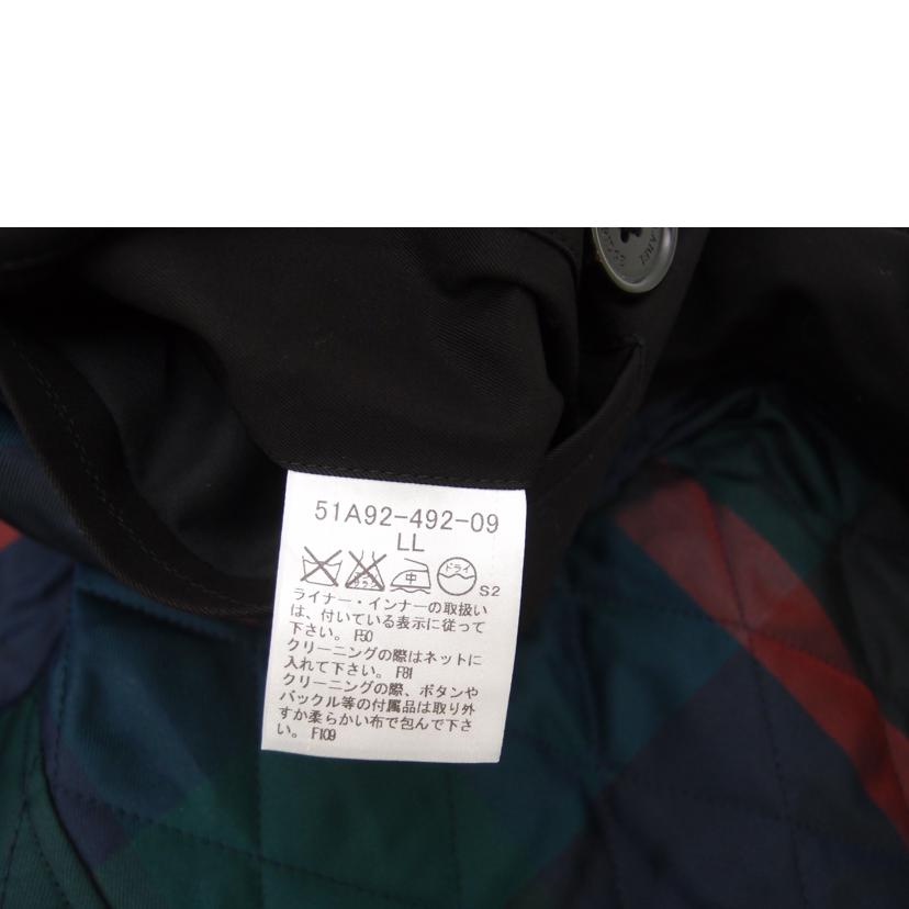 CREST BRIDGE BLACK LABEL クレストブリッジブラックレーベル/チェック柄ライナー付きトレンチコート/51A92-492-09//Sランク/69