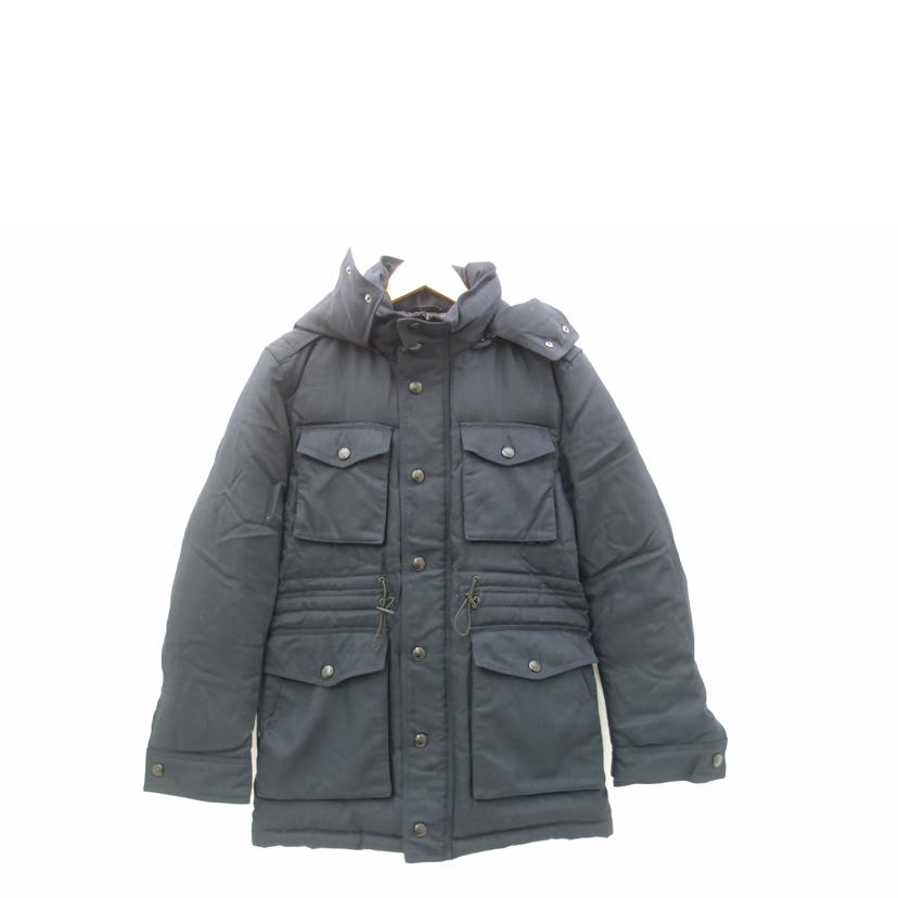 BURBERRY BLACK LABEL バーバリーブラックレーベル/ファー付きウールダウンコート/ネイビー/D1F27-644-28//Aランク/69