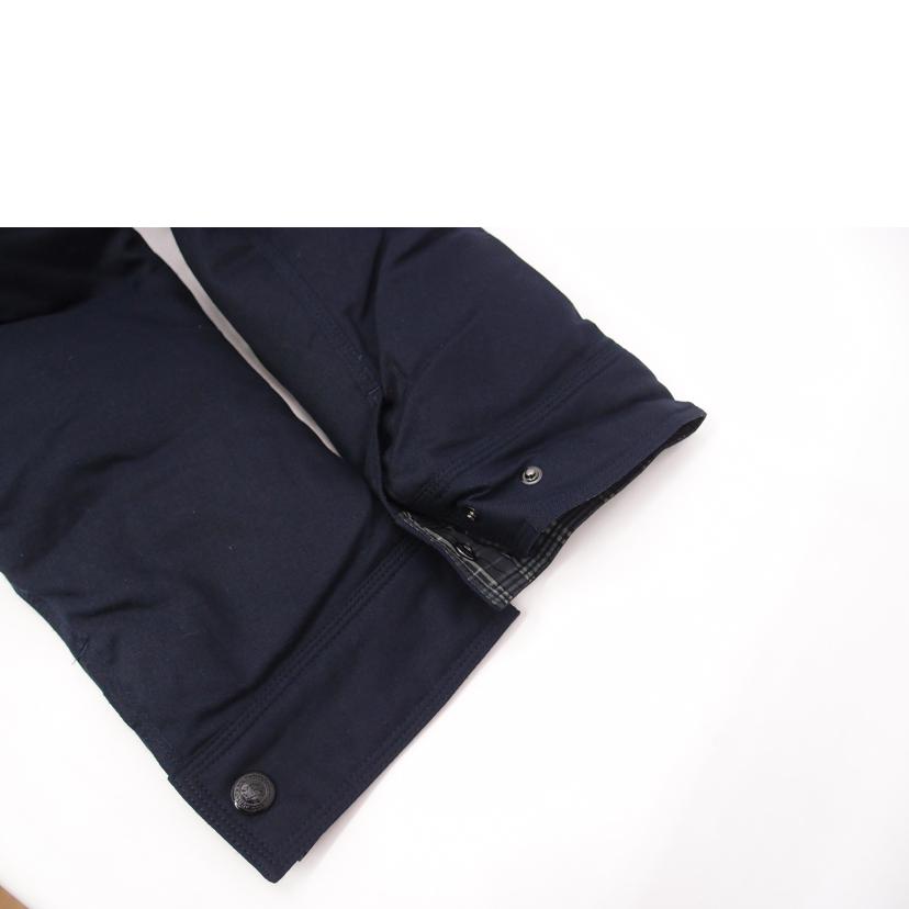 BURBERRY BLACK LABEL バーバリーブラックレーベル/ファー付きウールダウンコート/ネイビー/D1F27-644-28//Aランク/69