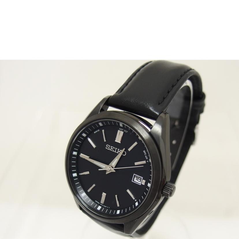 SEIKO セイコー/セイコーセレクション/ブラック文字盤デイトウォッチ/ソーラー/7B72-0AC0//231***/ABランク/04