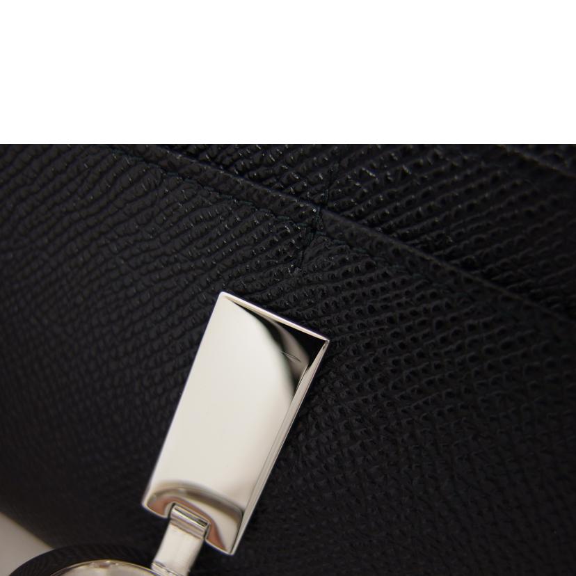 BVRGARI ブルガリ/ブルガリブルガリ/ロゴクリップ二つ折り長財布/ブラック/30414//ICチ***/Aランク/04